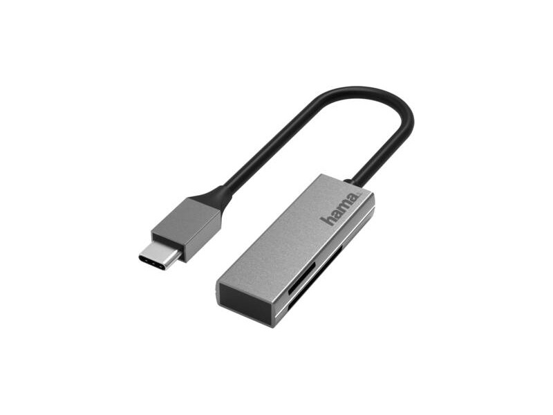 200131 USBkaartlezer USBC USB 30 SDmicroSD alu