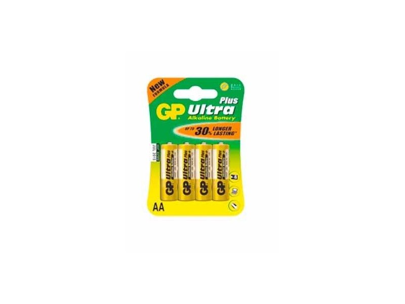 GP BATT. ULTRA+ALKALINE AA  A4