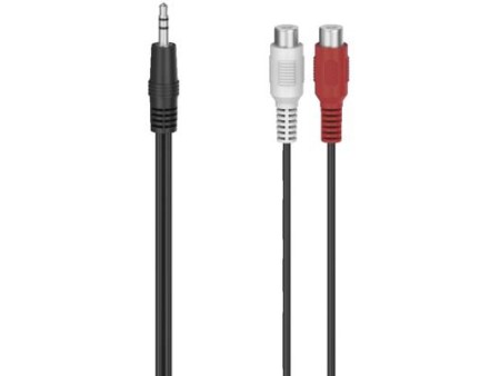 205185 Audioadapter 2x cinchkoppeling  35mmjackstekk