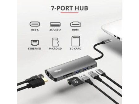 Dalyx 7in1 USBC MultiPortAdapter