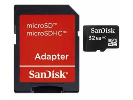 MicroSDHC 32GB incl Foto Adapter