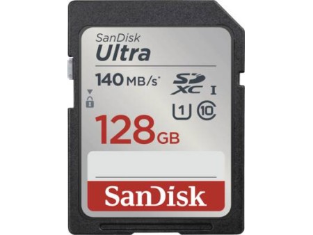 Ultra SDXC 128GB 140MBs UHSI