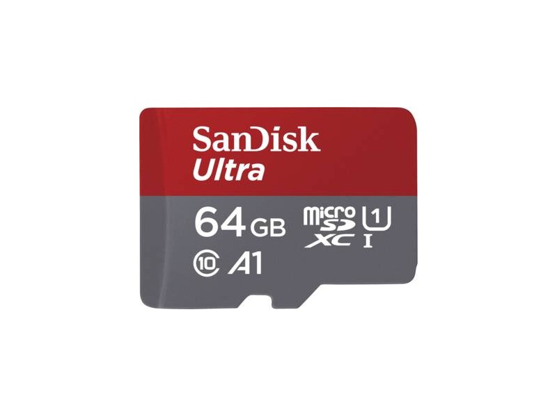 Ultra microSDXC 64GB 140MBsA1 Class 10 UHSI  SD Adapter