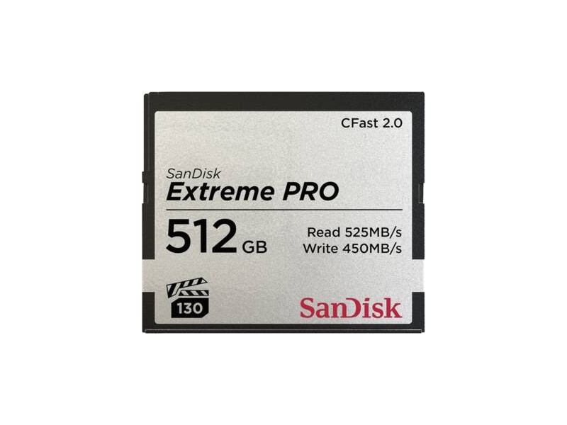 Extreme PRO CFAST 20 512GB 525MBs VPG130