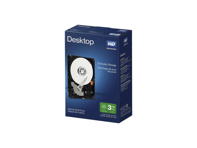 WD Blue Desktop 3TB Retail Kit