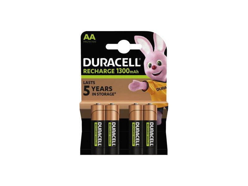 Rechargeable AA 1300mAh 4 stuks