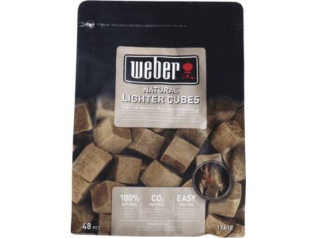 Weber Aanmaakblokjes 48 stuks bruin ecologisch