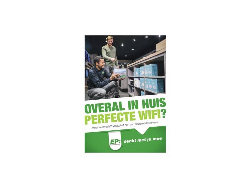 A1 Stoepbord Overal perfecte wifi