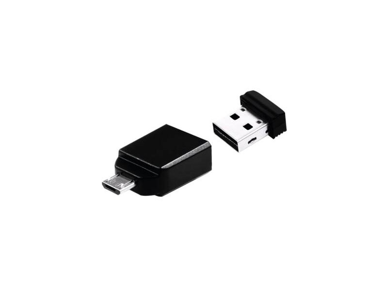 Nano USB Drive 16 GB met Micro USB Adapter