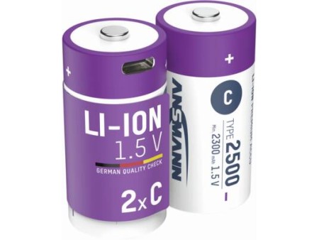 LiIon Accu Baby C Typ 2500 min 2300 mAh 2st