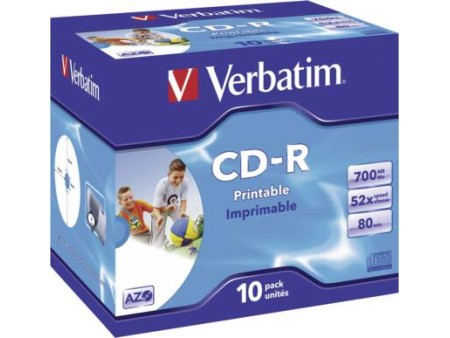 CD-R/700MB 80Min 52x SupAZO JC 10pk Prt