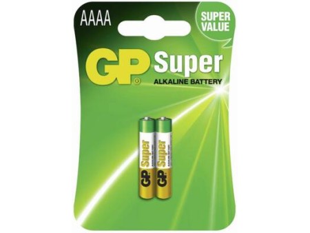 GP BATT. SUP.ALKALINE AAAA  A2