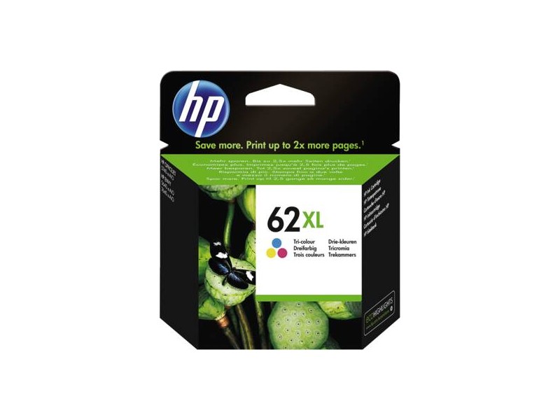 HP 62XL ink color