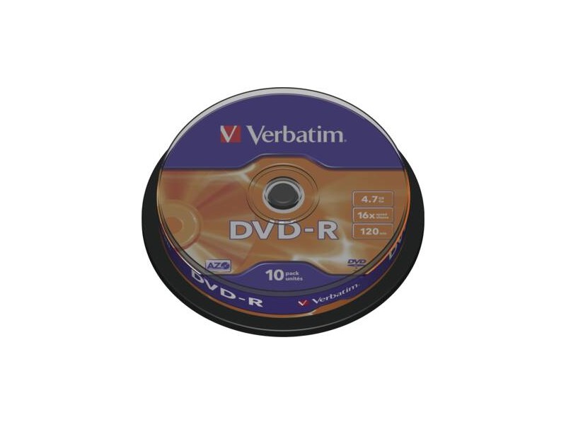 DVD-R/4.7GB 16xspd ADVANCEDAZO10 Spindle