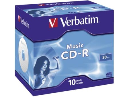 CD-R/700MB 80Min JC 10pk Audio