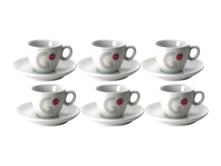 Gaggia luxe doos met 6 espressokopjes