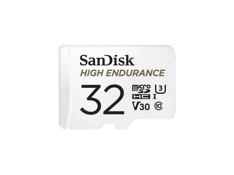 High Endurance 32GB microSDHC Card with Adapter