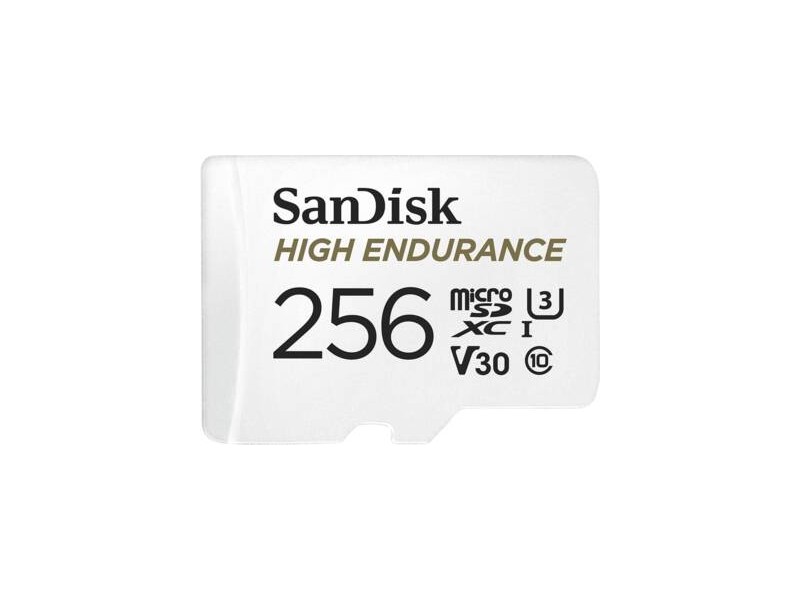 High Endurance 256GB microSDXC Card with Adapter