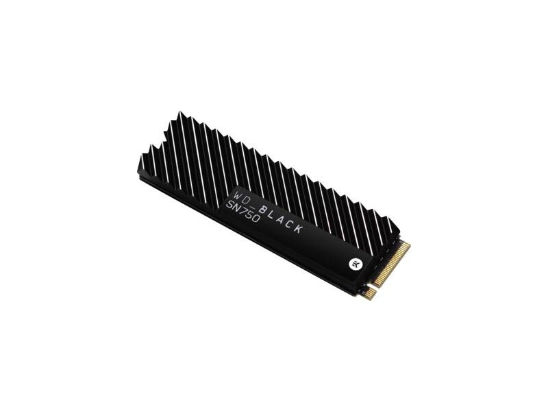 WD BLACK SN750 NVMe SSD 500GB with HEATSINK