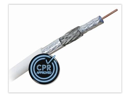 KOKA 9 Eca 50m witte coaxkabel 4G proof