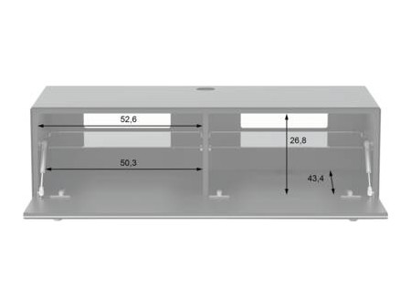 JRL1100TBG 1100 met 1 gesloten klep glossy glas