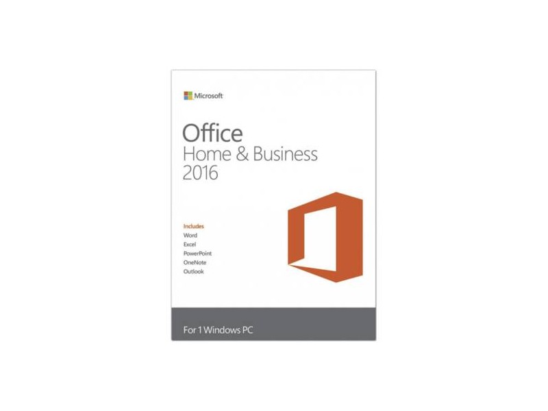 Microsoft Office Thuisgebruik  Zelfstandigen 2016 1PC